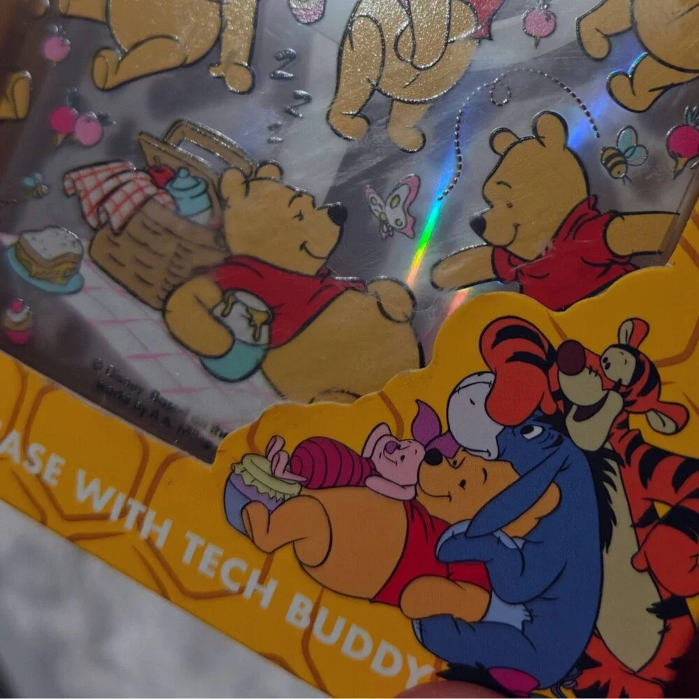 NEW iPhone 16 Pro Max Case Winnie the Pooh 3D Tech Buddy Disney Skinnydip Clear
